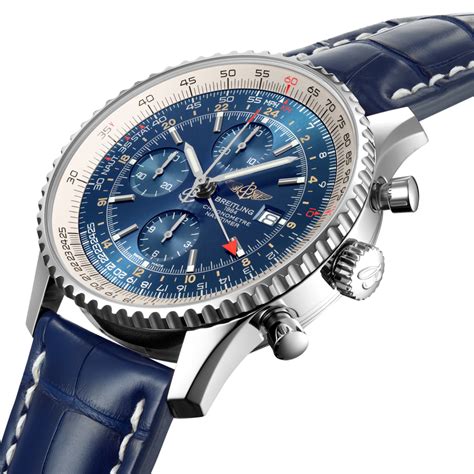 jetblue breitling watch|Breitling blue face chronograph.